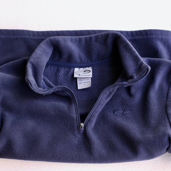Champion Kids' Navy Fleece Pullover - Picture 9 of 15